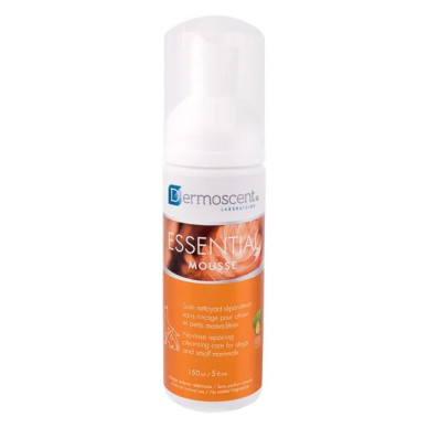 Dermoscent Essential Mousse – Spumă de Curățare fără Clătire pentru Câini – 150 ml